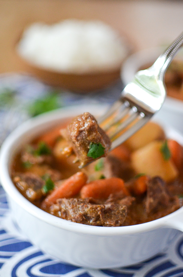 Slow Cooker Massaman Beef Curry - Simply Whisked