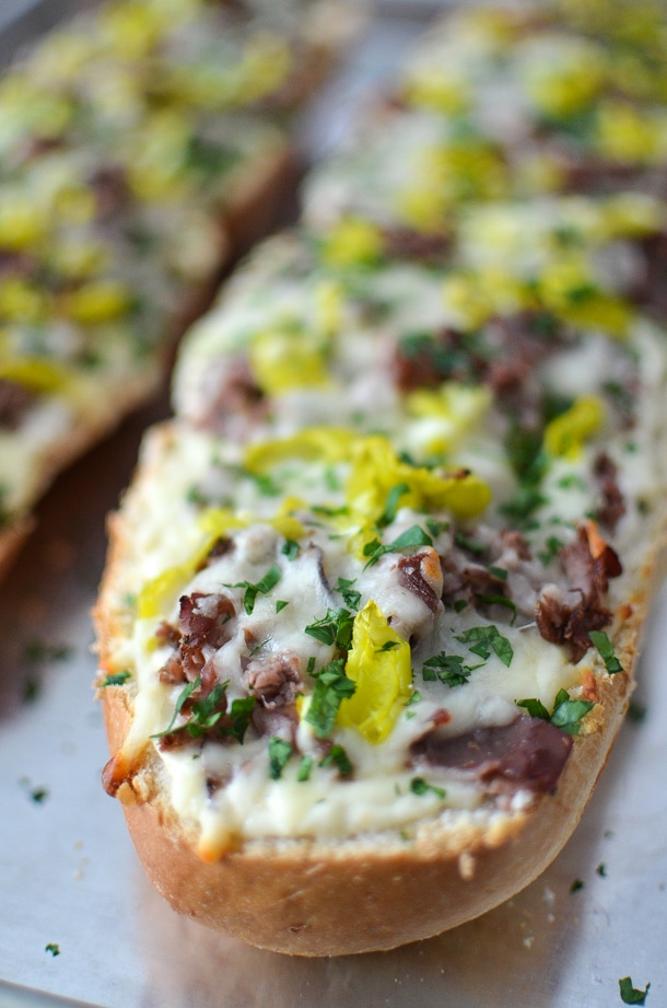 Easy French Dip Pizza - Simply Whisked