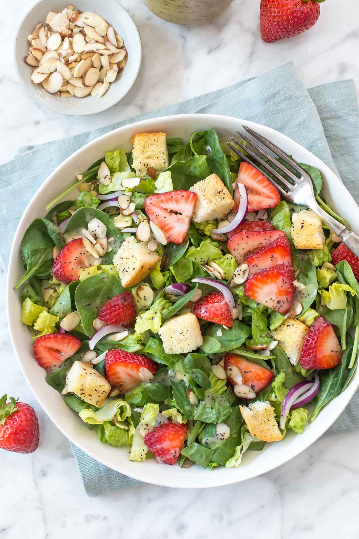 Strawberry Poppyseed Salad Simply Whisked Dairy Free Recipes