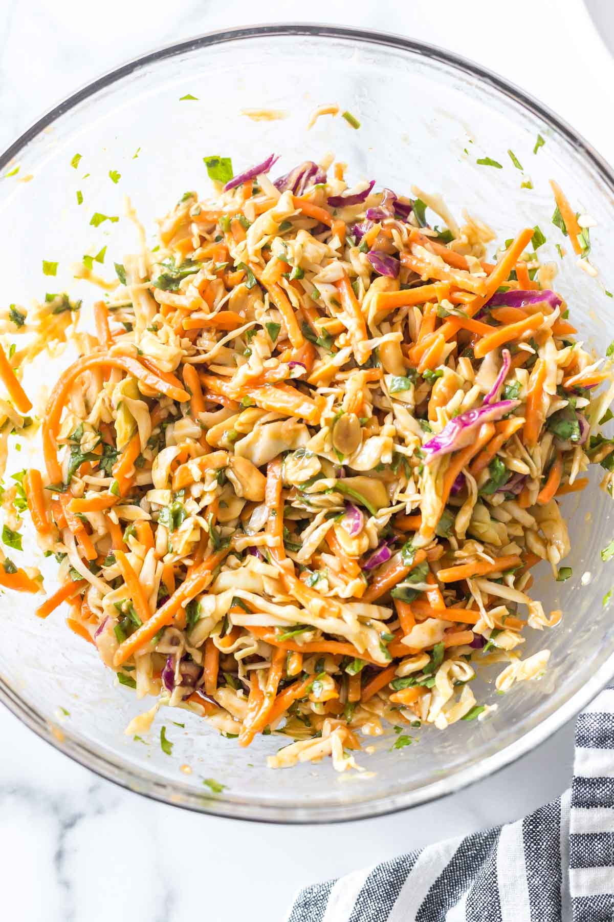 coleslaw with peanut sauce for chicken wraps recipe