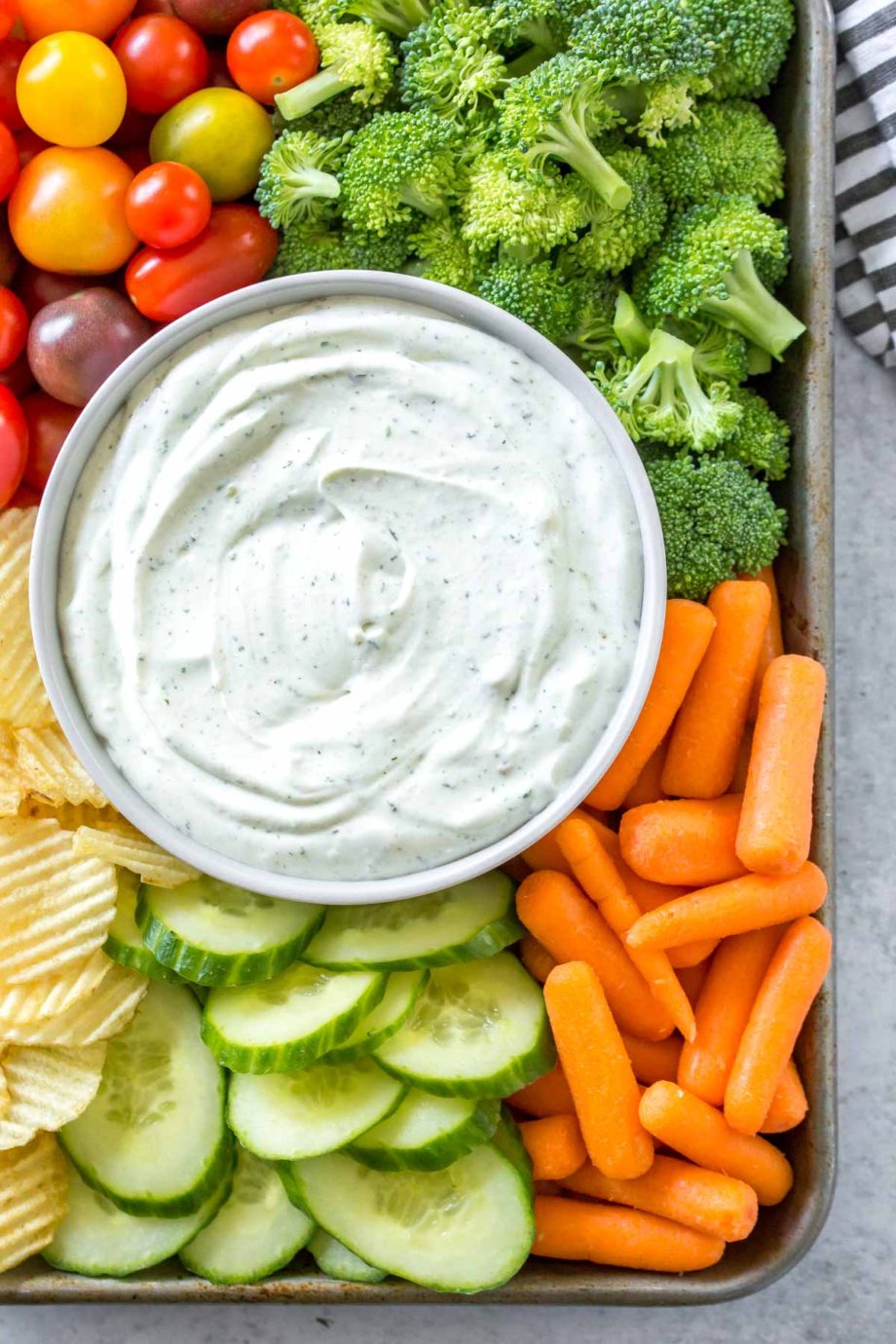 Homemade Ranch Dip Recipe (Dairy Free) - Simply Whisked