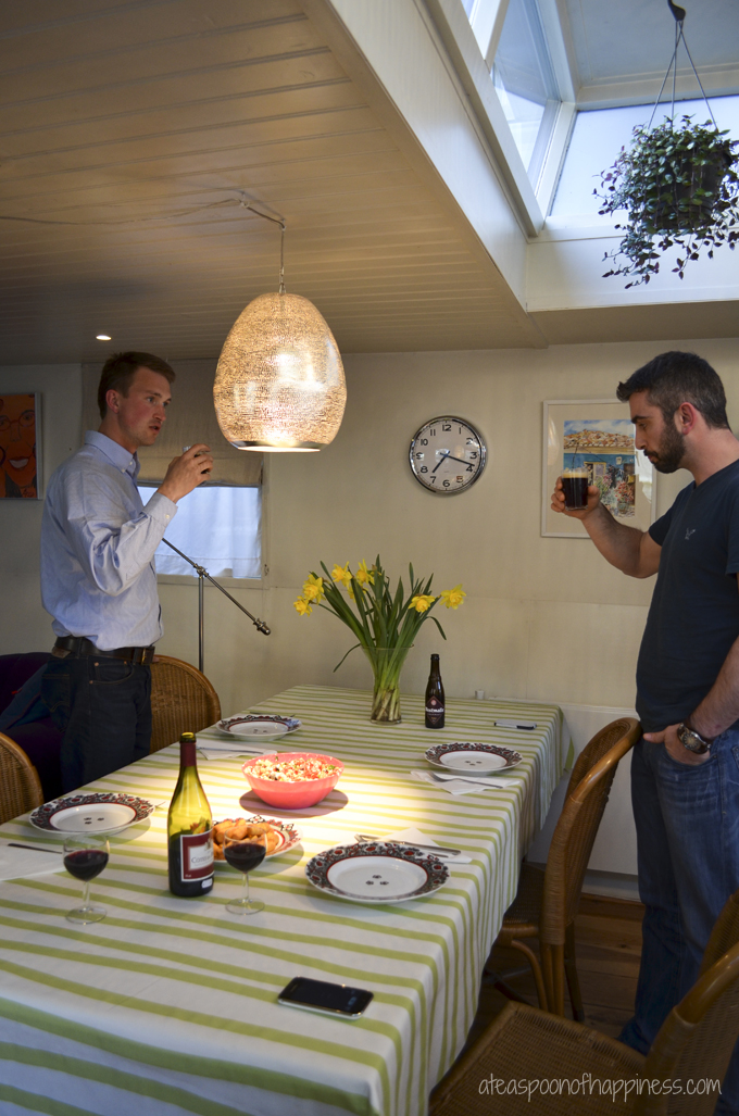 Houseboat dinner in Amsterdam - ateaspoonofhappiness.com