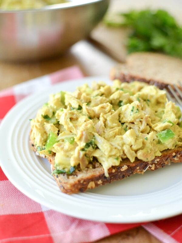 Curry Chicken Salad | @simplywhisked