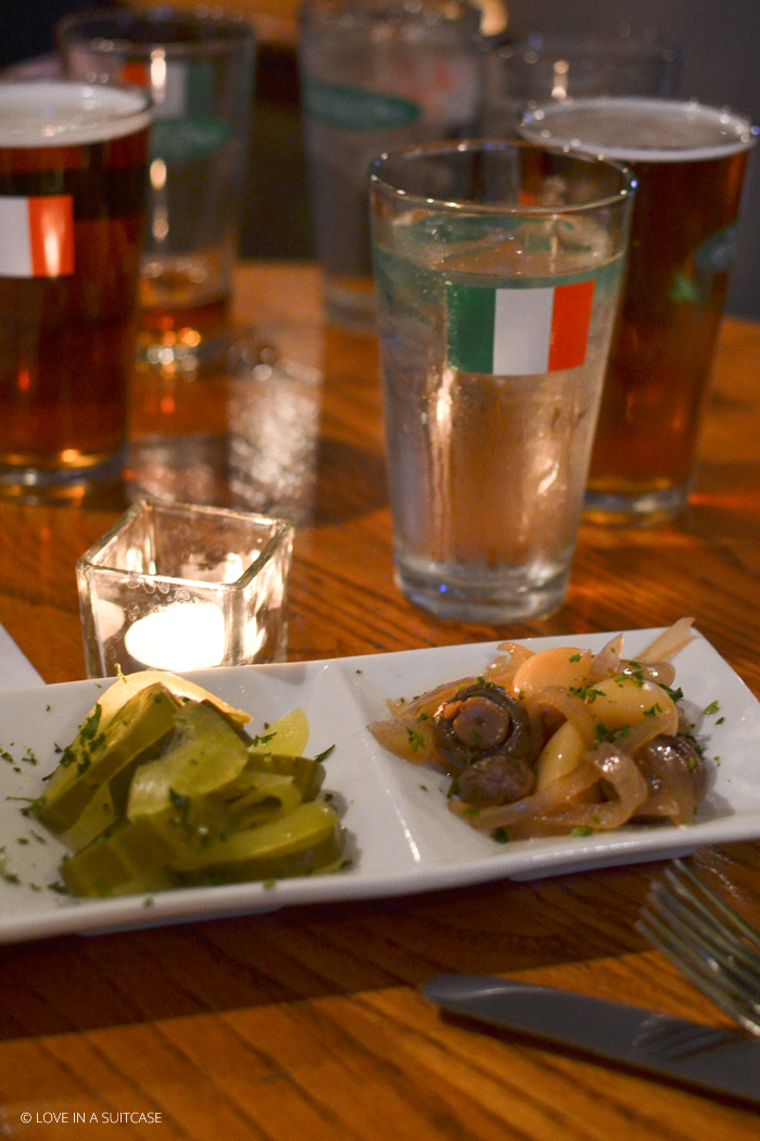 Homemade Pickles, Mrs. Murphy and Son's Irish Bistro, Chicago | Love in a Suitcase
