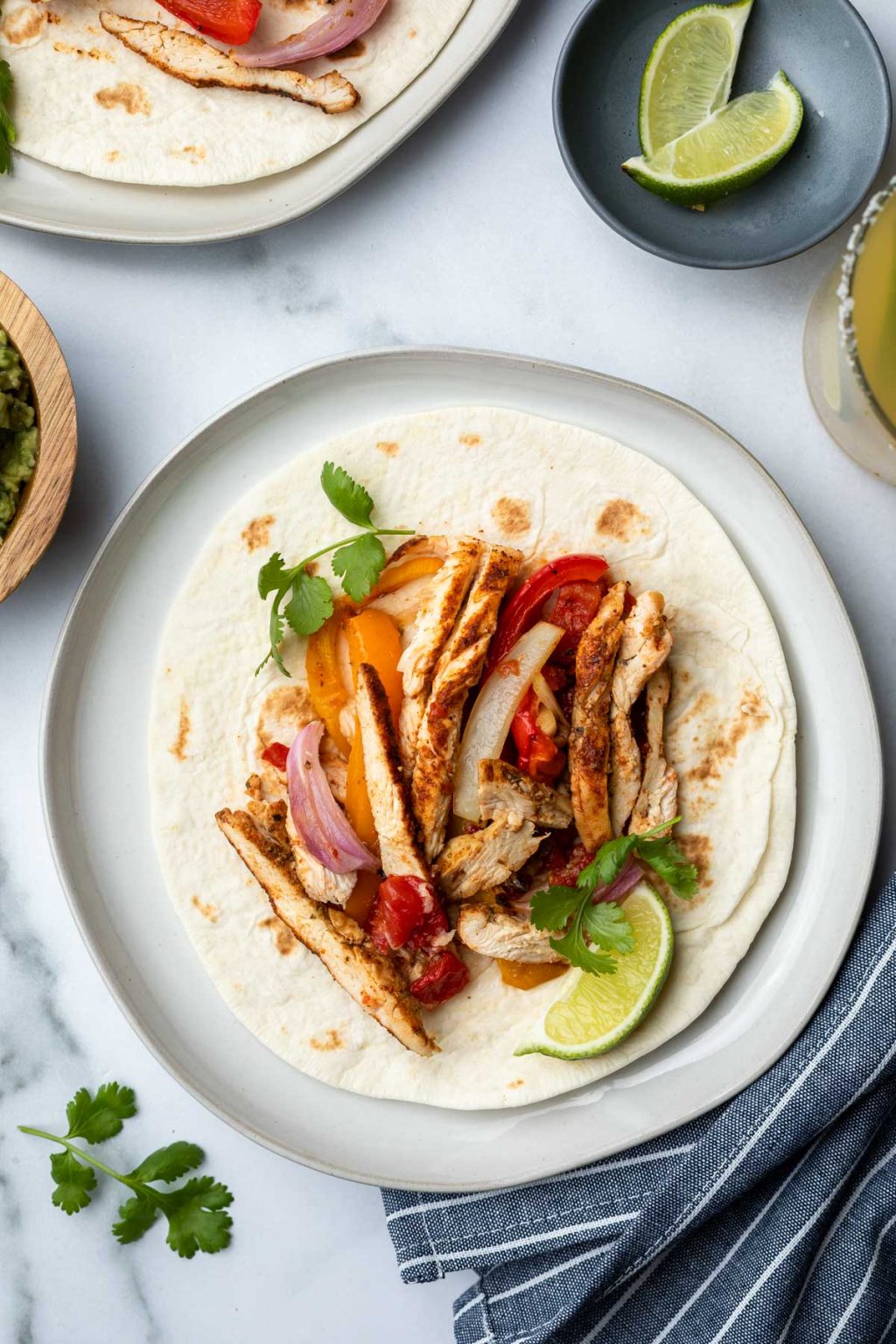 Oven Baked Chicken Fajitas Recipe (Dairy Free) - Simply Whisked