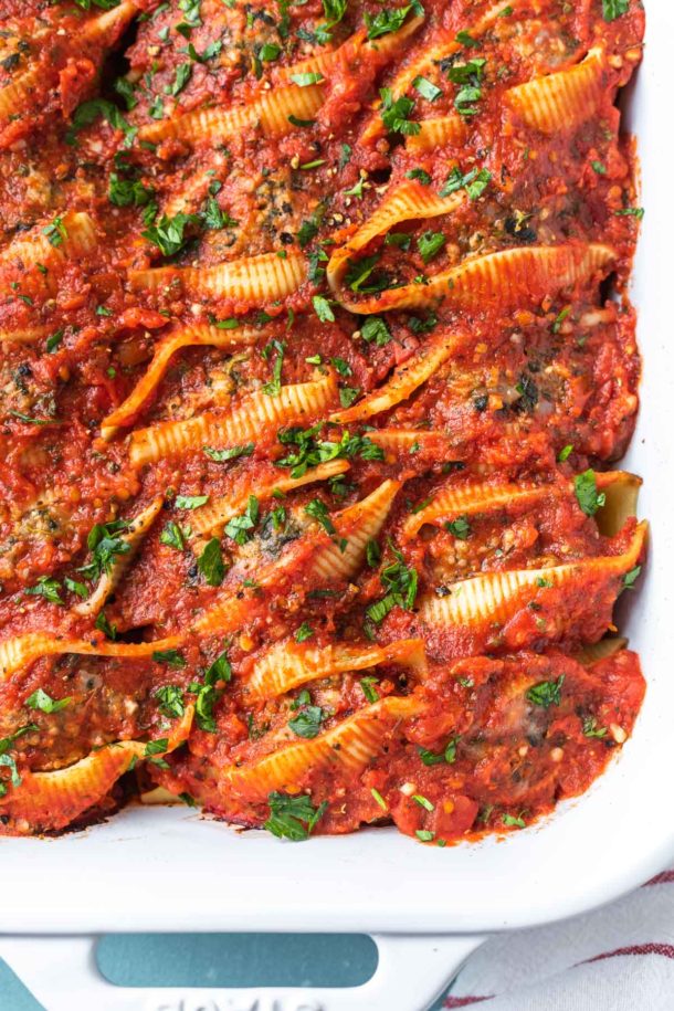 Meatloaf Stuffed Shells Meat Stuffed Shells - Simply Whisked