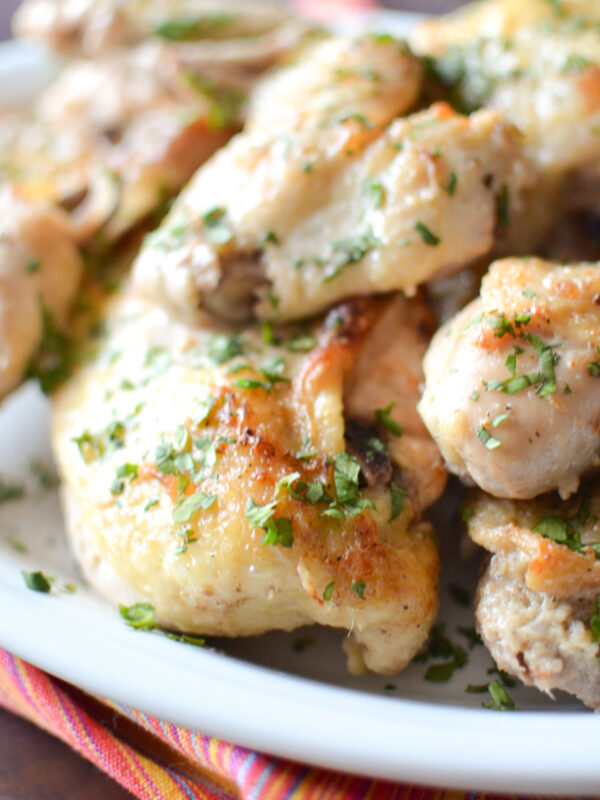 5 Ingredient Coconut Chicken | simplywhisked.com