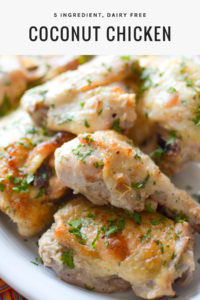 5 Ingredient Coconut Chicken Recipe Dairy Free Simply 5 Ingredient Coconut Chicken Recipe Dairy Free Simply