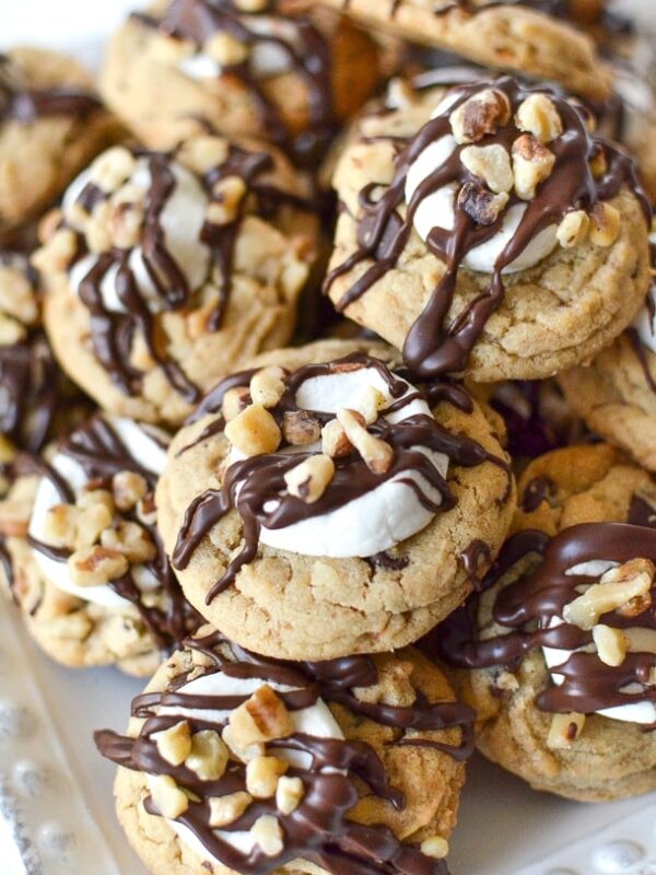 Rocky Road Cookies | Gilmore Girls recipe | @simplywhisked