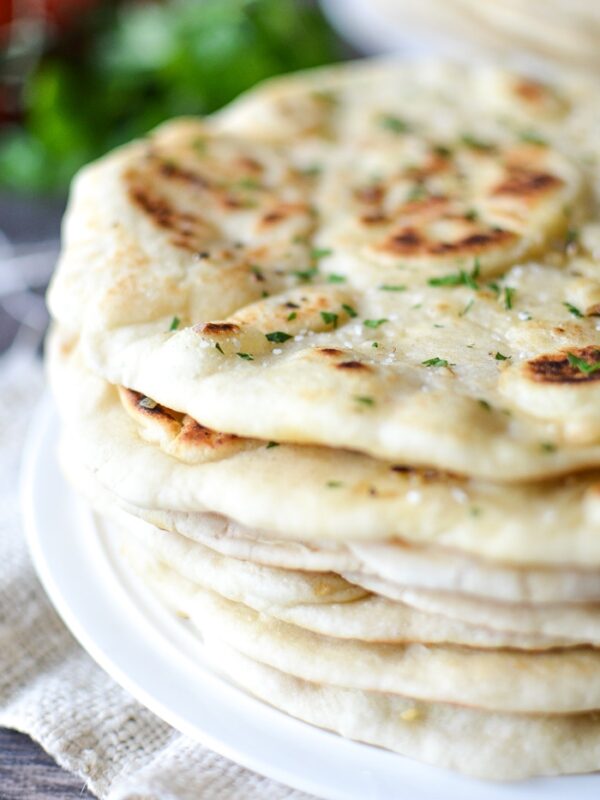 Garlic Naan Bread | @simplywhisked