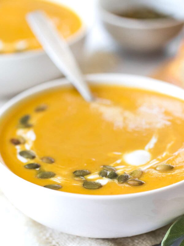 Autumn Sqaush Soup | Dairy free squash soup, Panera copycat soup, fall soup recipes, creamy soup recipe, squash soup recipe | @simplywhisked