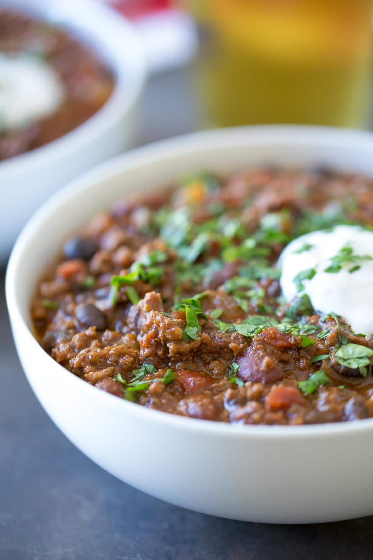 Quick And Easy Beer Chili Simply Whisked