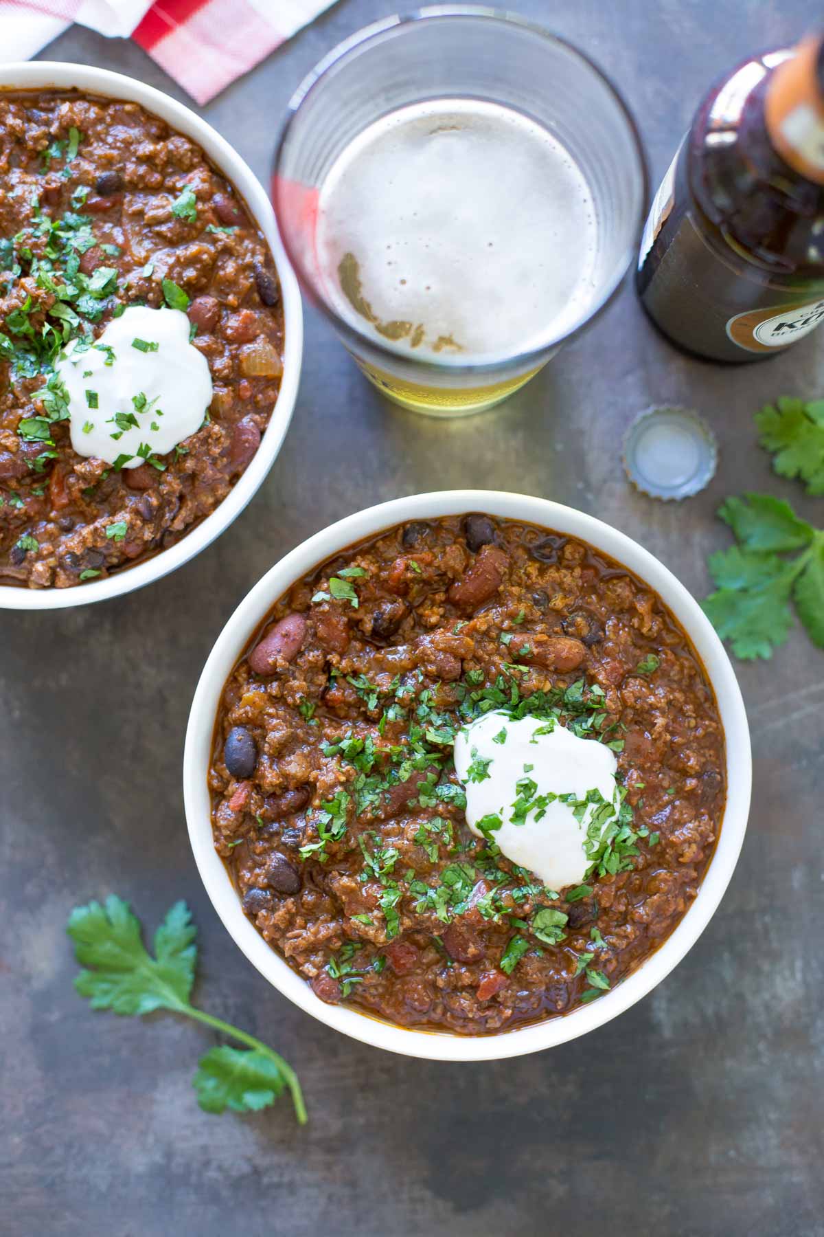 Quick And Easy Beer Chili Simply Whisked