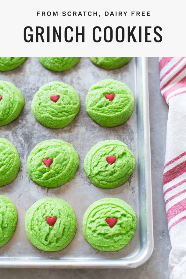 Dairy Free Grinch Cookies | dairy free Christmas cookies, Grinch cookies from scratch #dairyfree #christmascookies #cookies #Christmas #simplywhisked | @simplywhisked