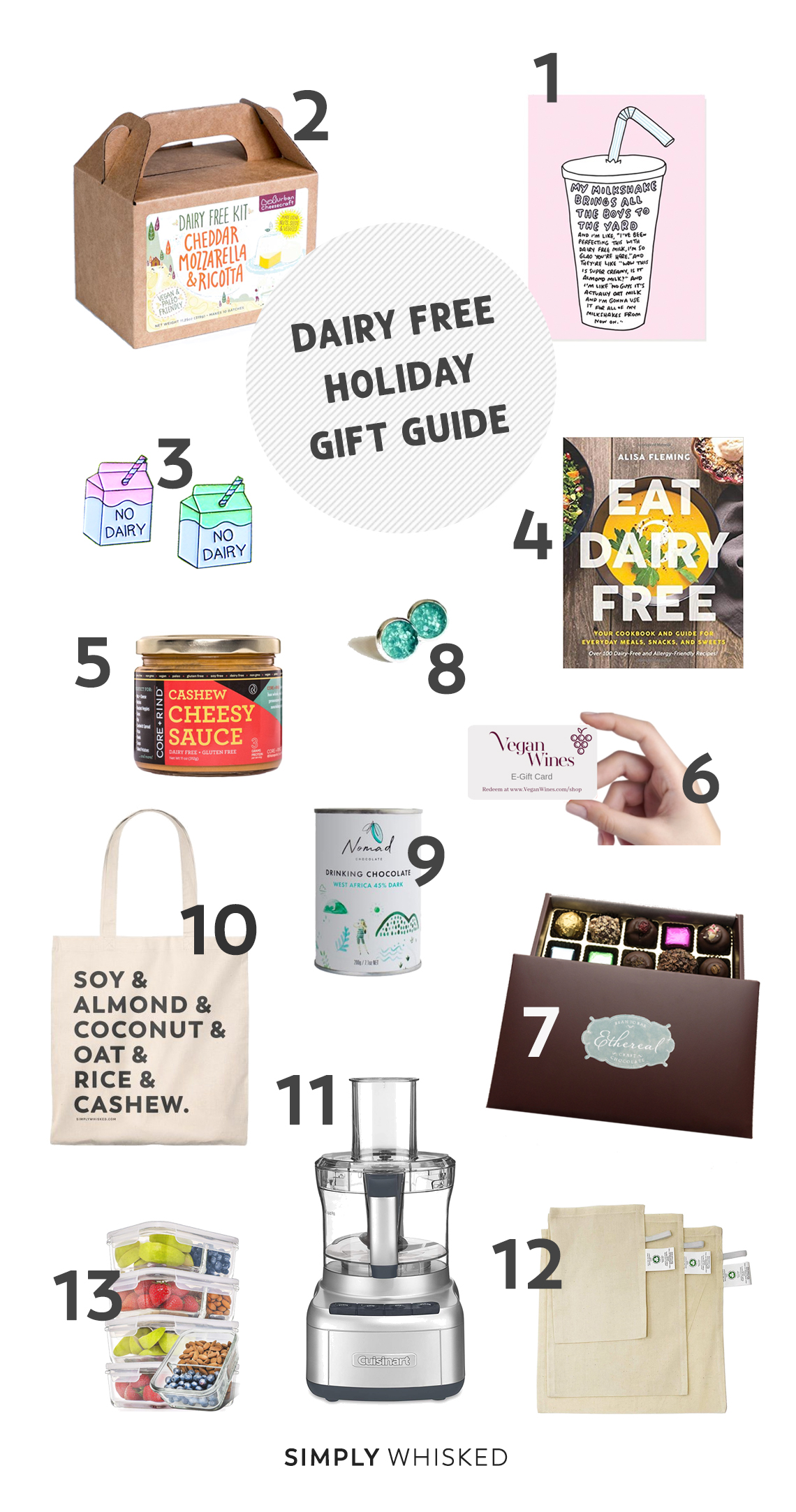 dairy free gift guide