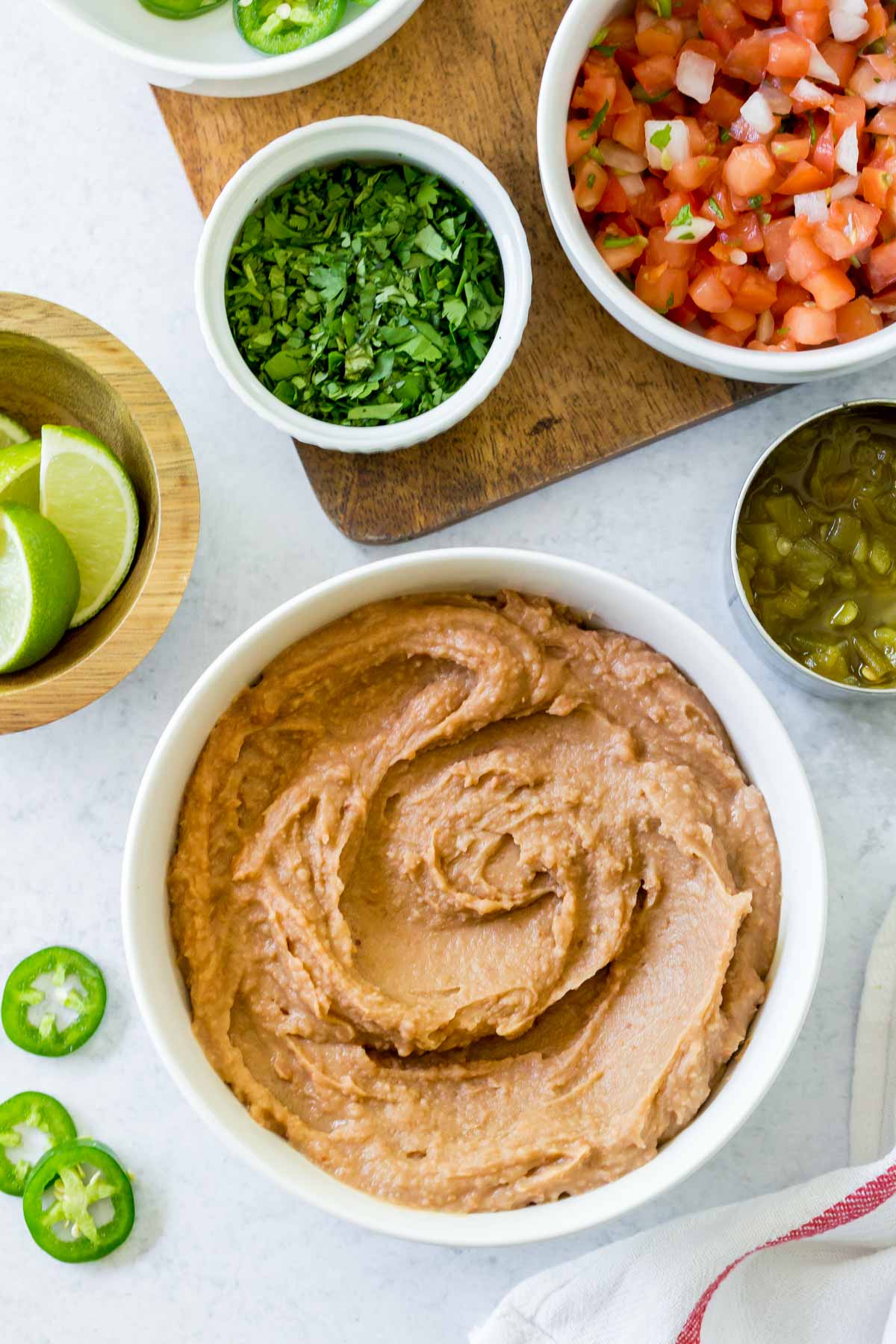 Refried Bean Dip Recipe Dairy Free Vegan Option Simply Whisked