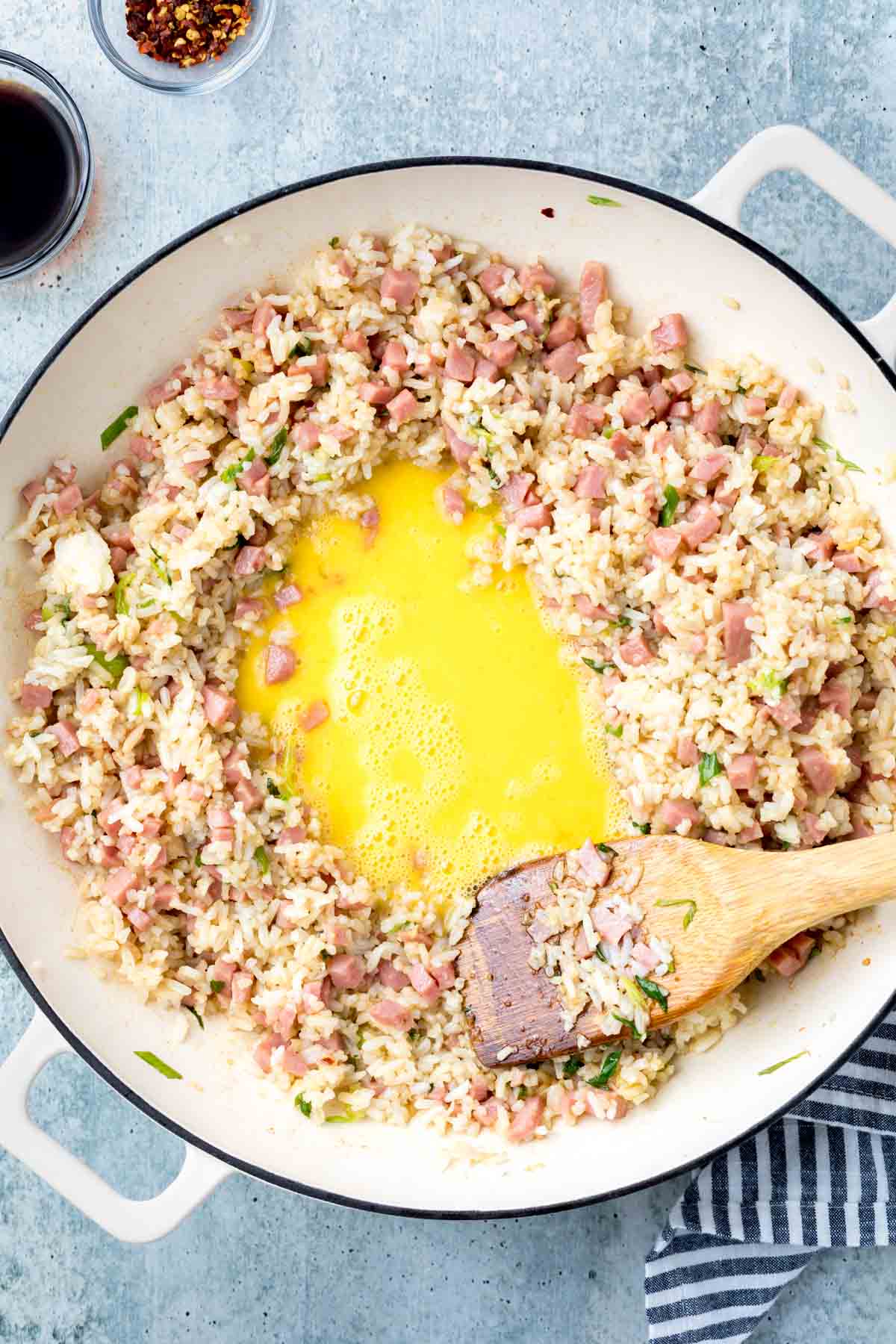 ham fried rice recipe with egg