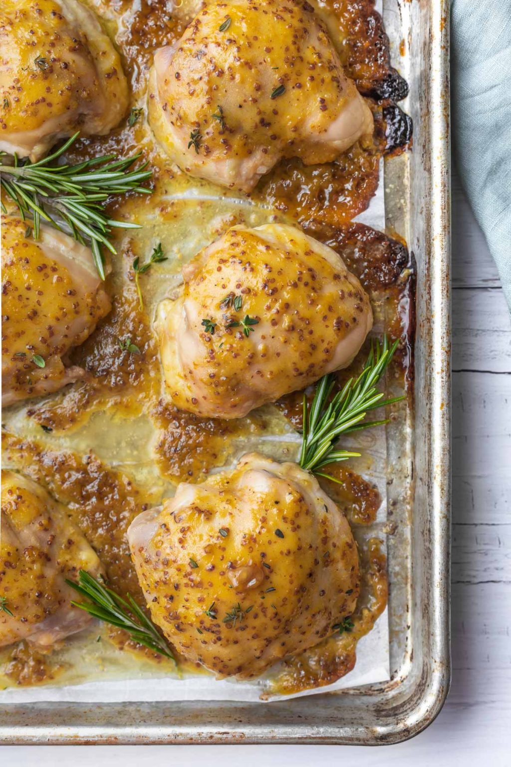 Baked Honey Mustard Chicken Thighs Simply Whisked