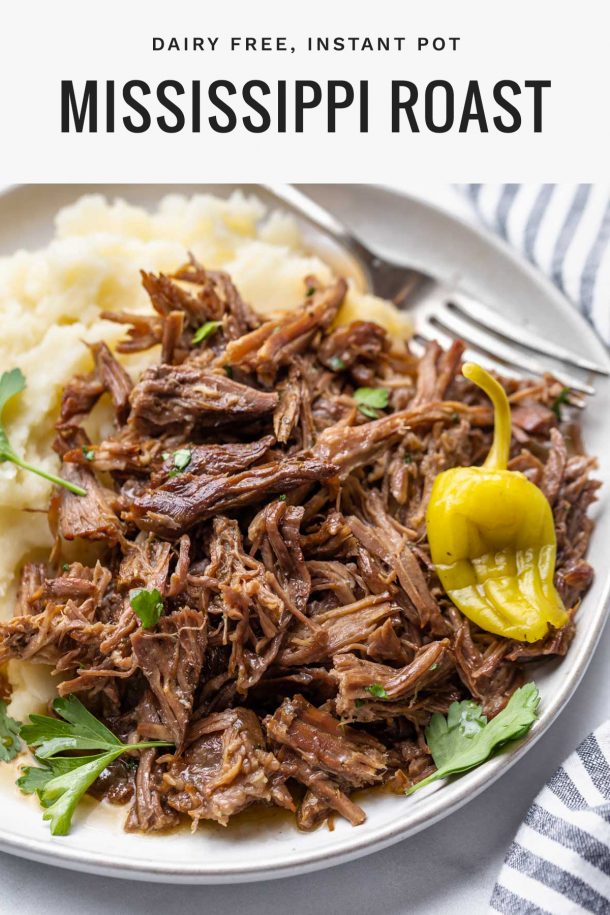 dairy free instant pot mississippi pot roast