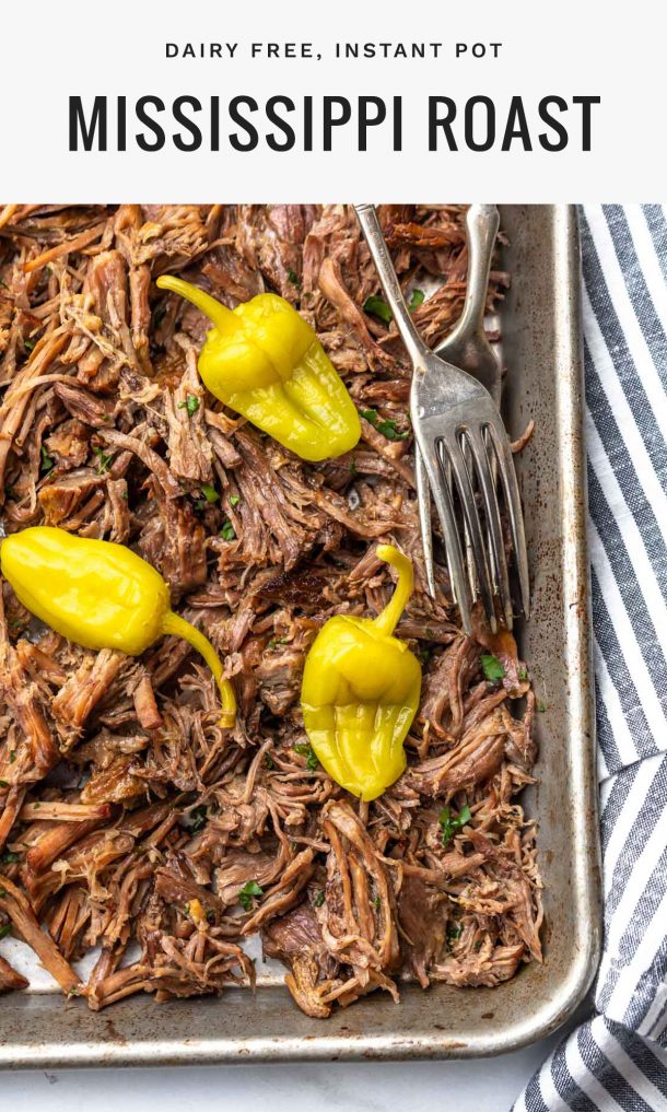 dairy free instant pot mississippi pot roast