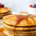 easy dairy free whole wheat pancakes