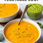 dairy free vegan creamy french vegetable soup