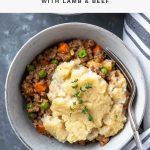shepherd's pie with lamb and beef dairy free