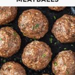 easy dairy free baked turkey meatballs