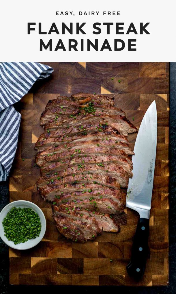 Easy dairy free flank steak marinade