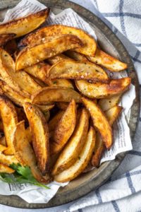 Seasoned Roasted Potato Wedges - Simply Whisked