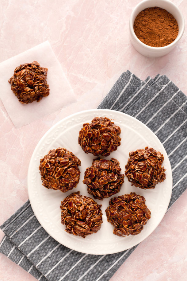 No Bake Chocolate Oatmeal Cookies (Dairy Free) Simply Whisked