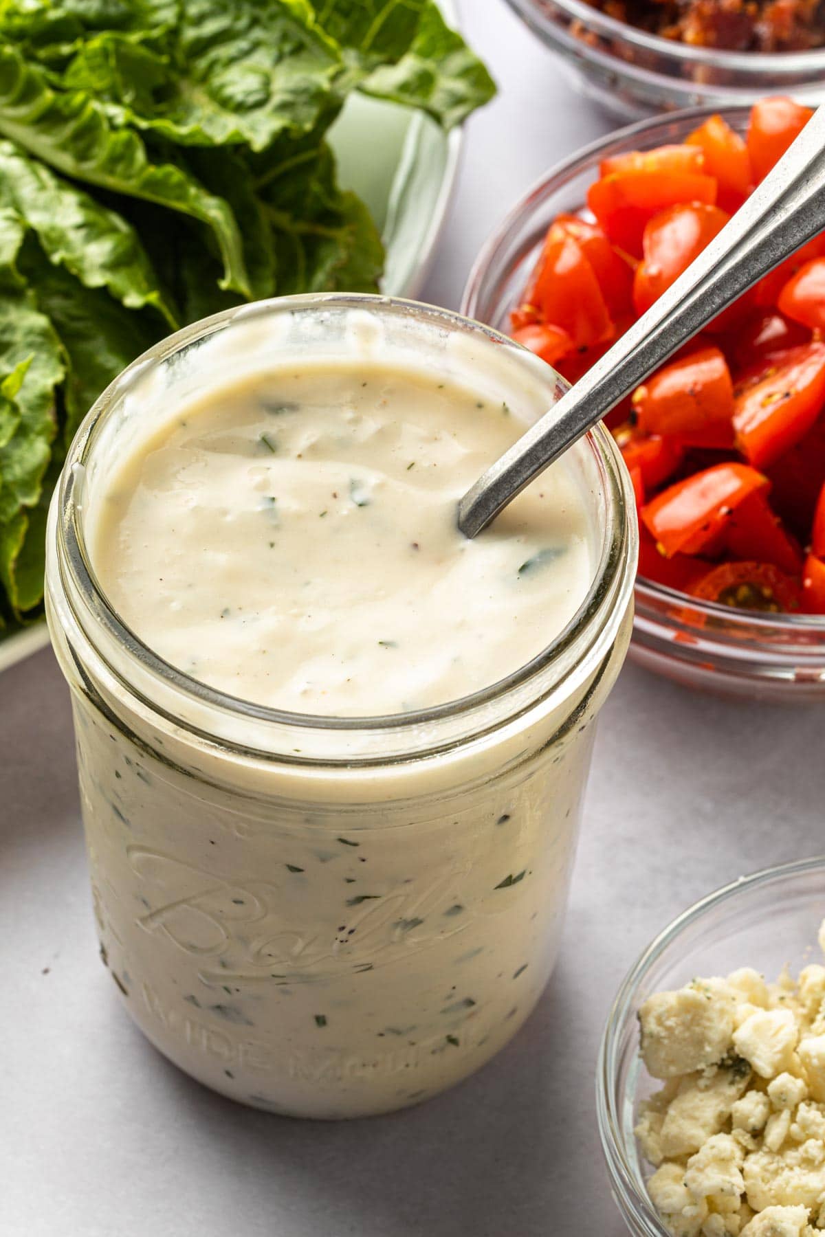 Vegan Blue Cheese Dressing - Simply Whisked