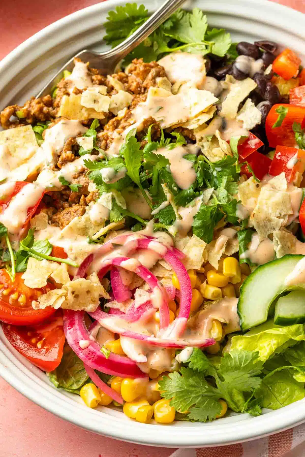 The BEST (easy) Taco Salad Dressing Recipe - Simply Whisked