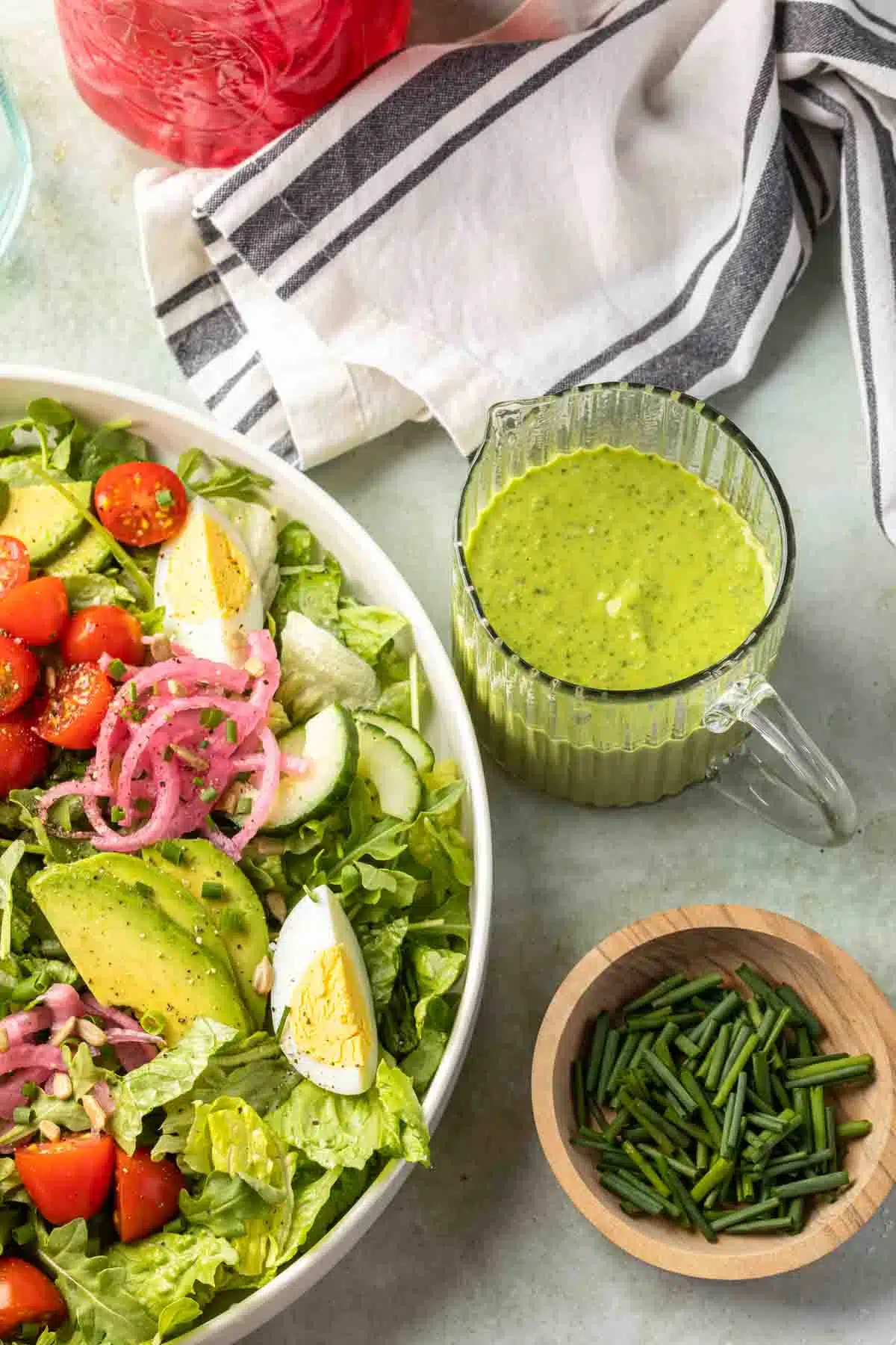 Avocado Green Goddess Dressing (DF, Vegan) - Simply Whisked